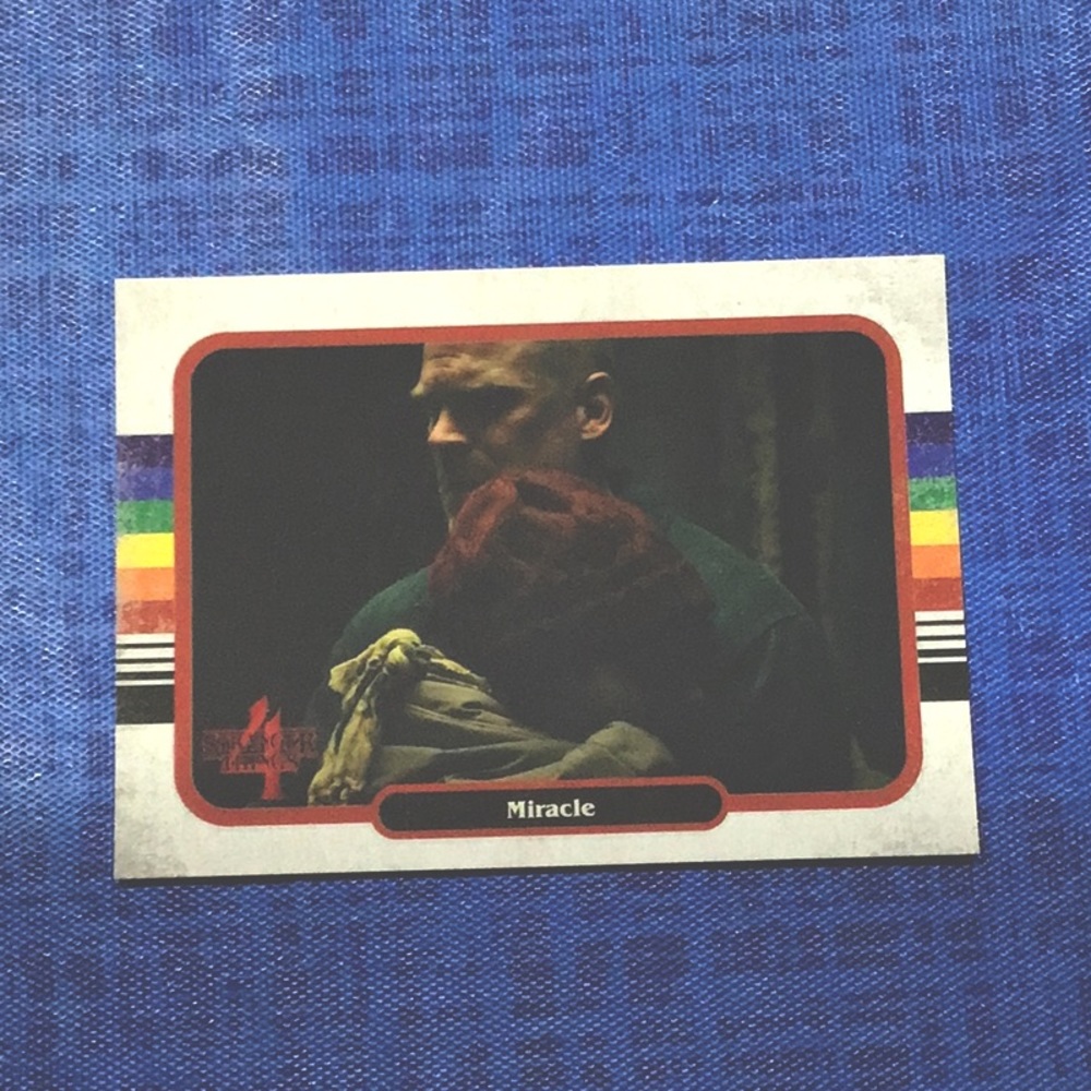 Stranger Things s4 Topps card 2023 no.76 “miracle”